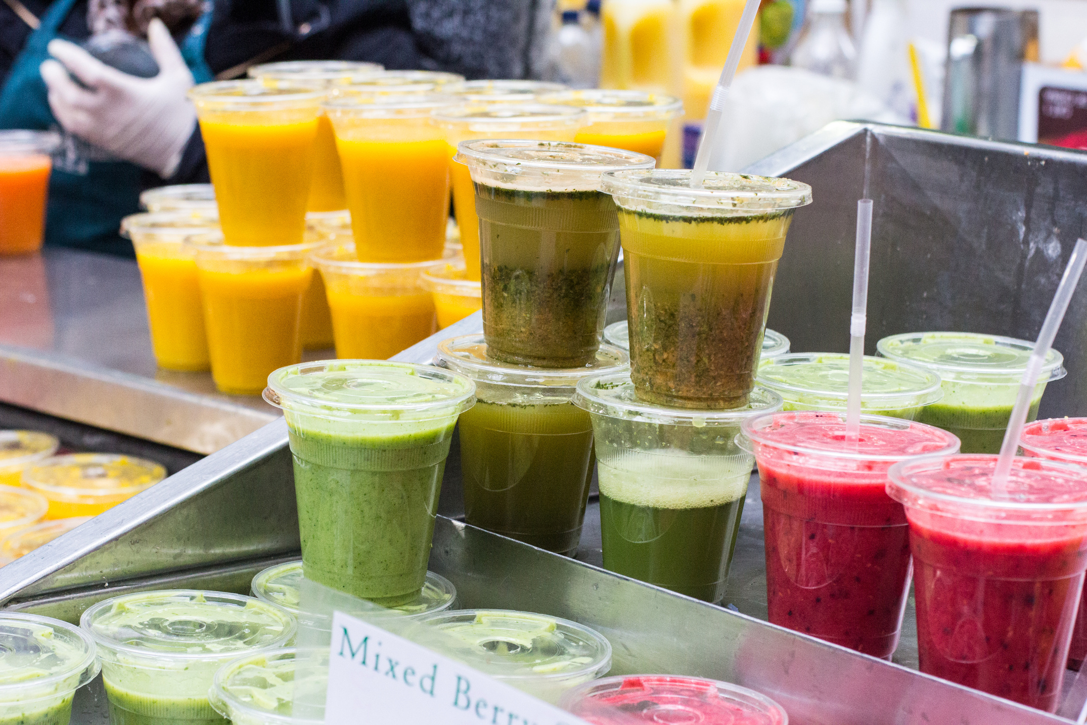 Juice Bar in Borough Market, London